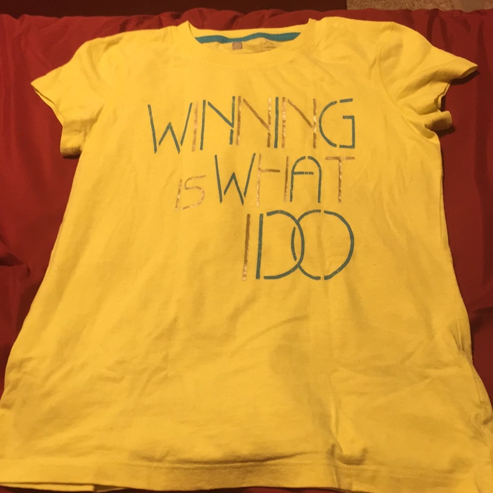 Yellow xersion shirt
